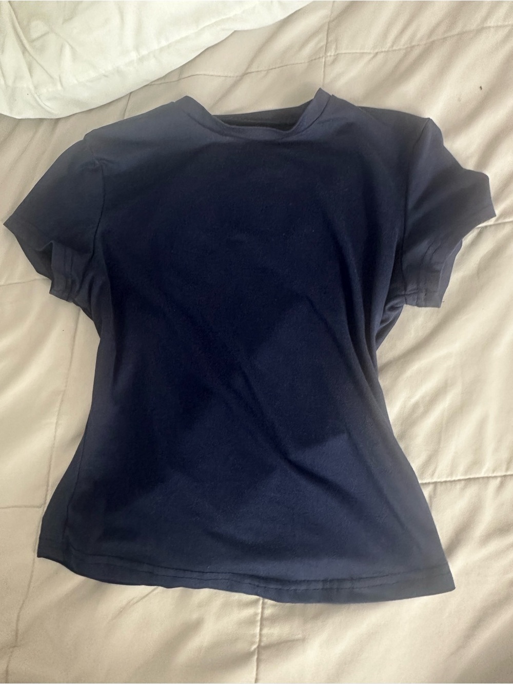 Classic Women's Navy Crewneck Tee